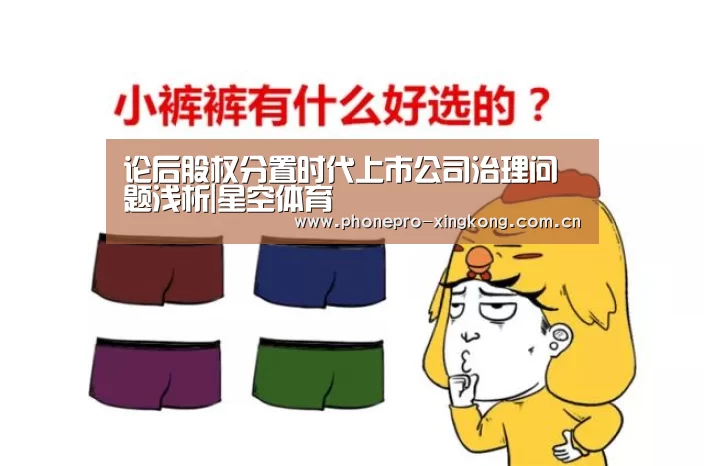 论后股权分置时代上市公司治理问题浅析|星空体育(图1) 星空体育网址